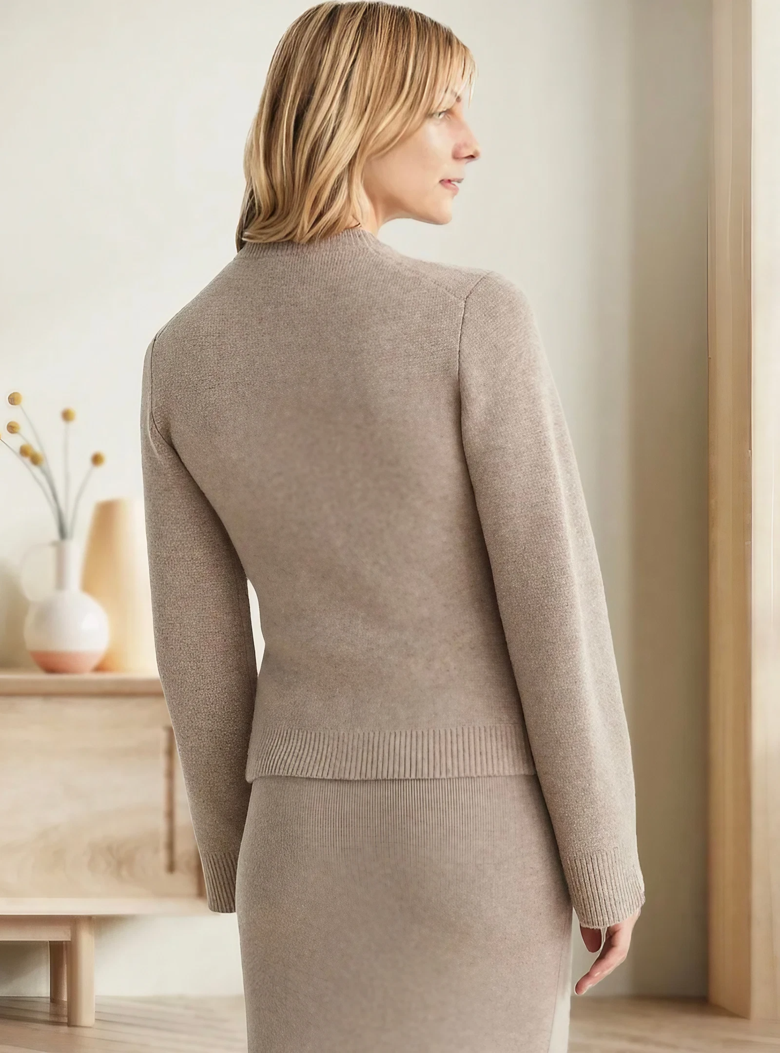 ÉLISÉ – Zachte Knopen Cardigan voor Elke Dag Elegantie