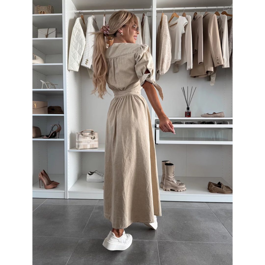 Ivanka | Stralende Denim-Jurk