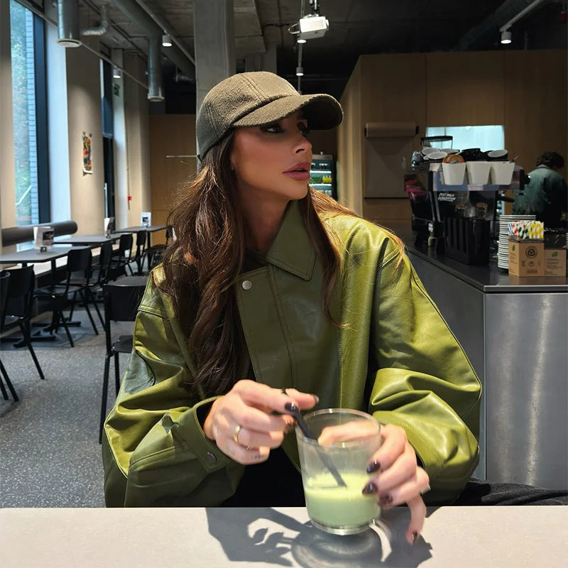 EMERYN – Street Chic Leather Jacket voor Dames