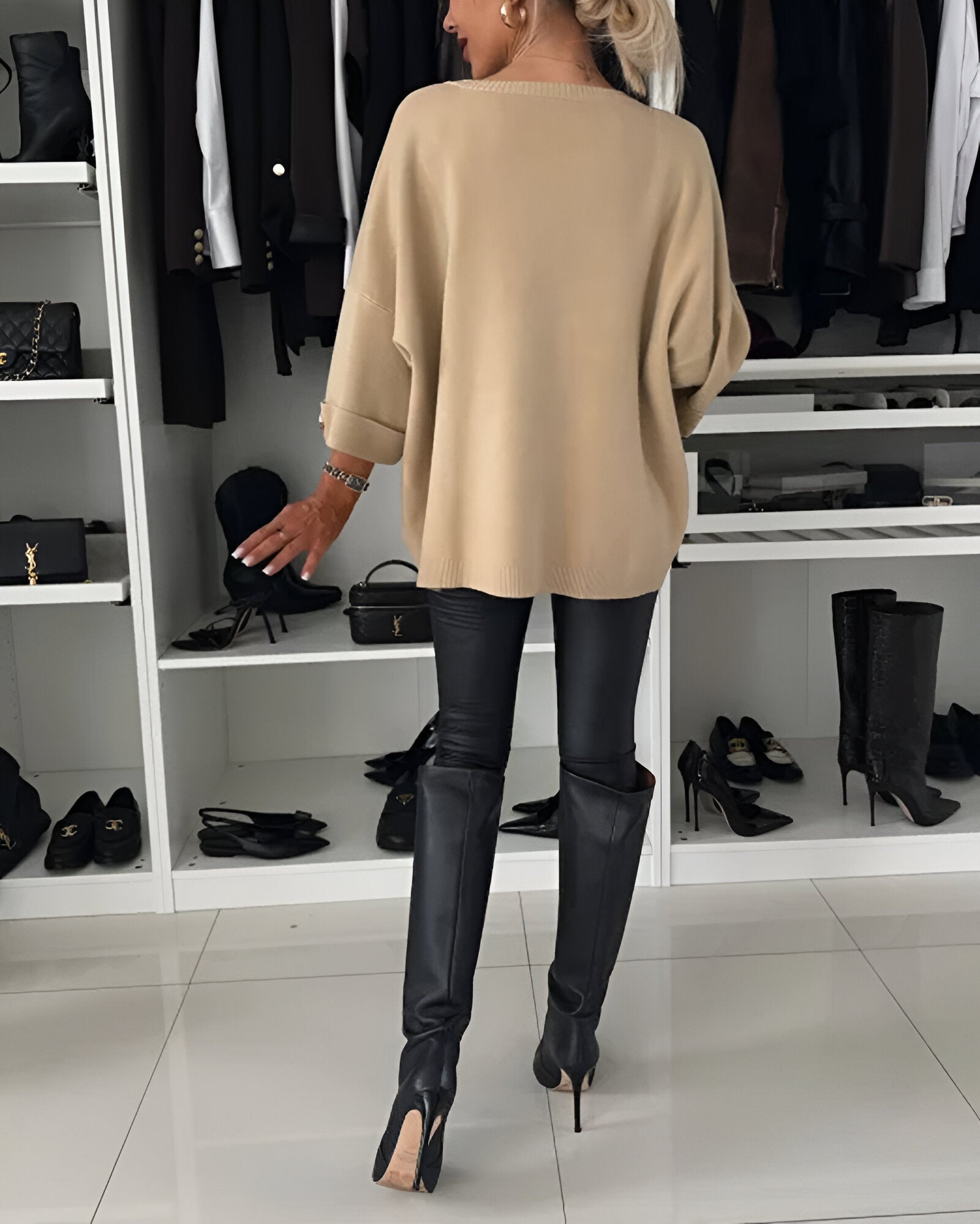 Sieglinde - Ronde Hals Gebreide Trui