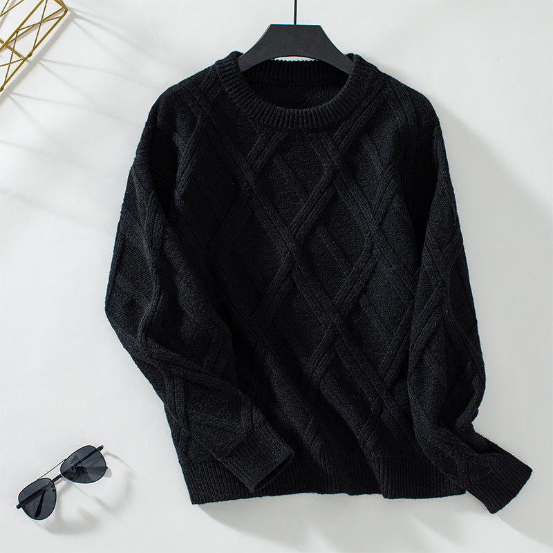 LUMARA – Diamond Knit Pullover