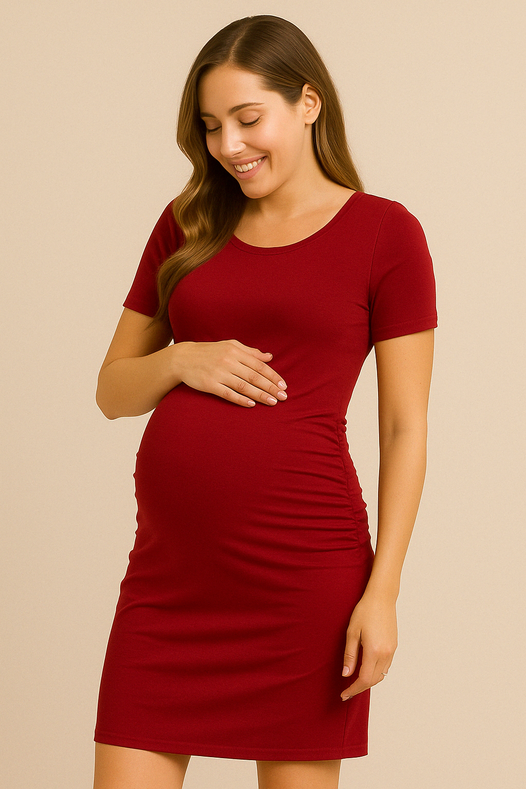 Liva Zwangerschapsjurk met Ruches